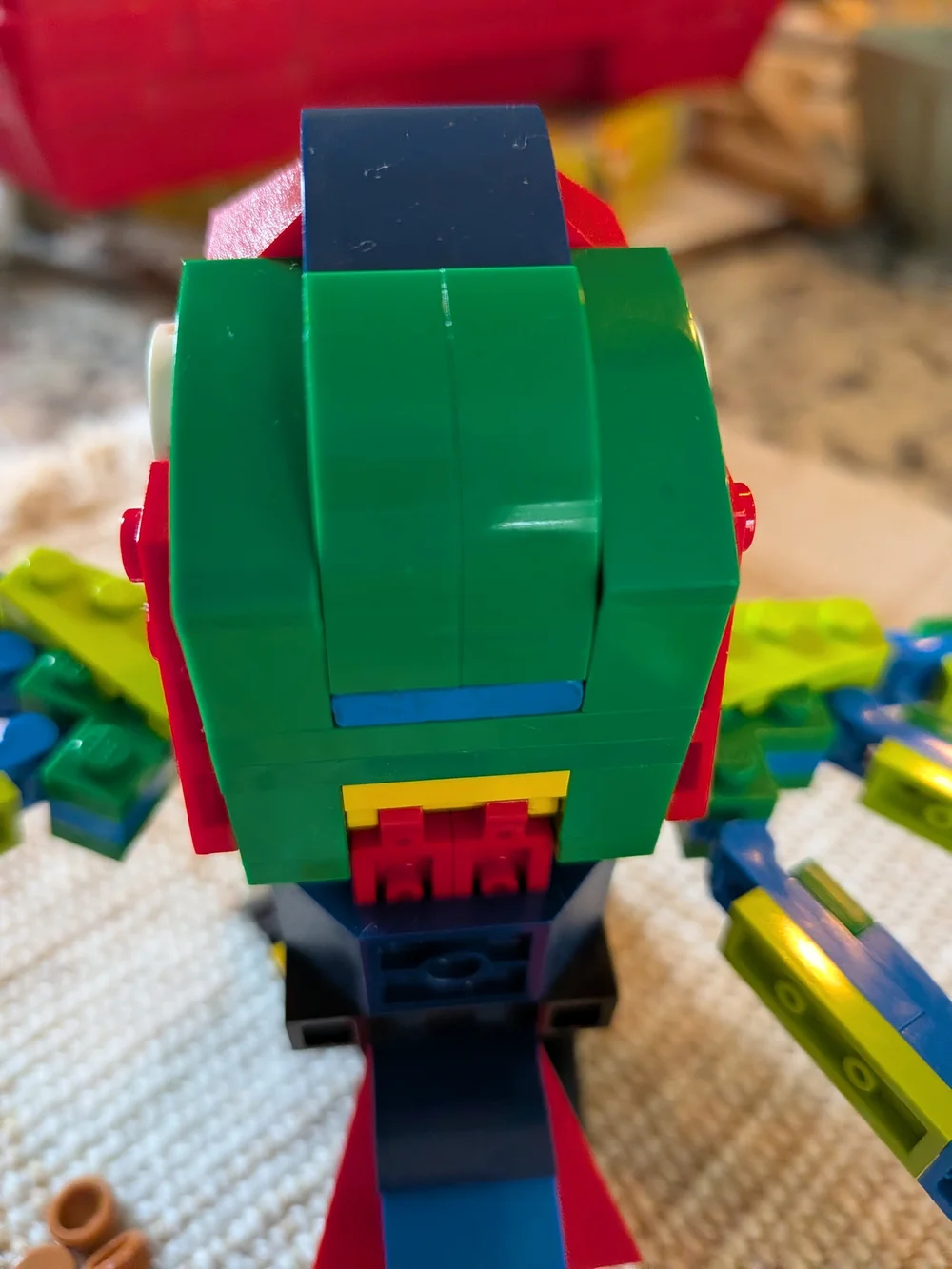 Discontinued Lego Creator Rainforest Set And 1980s Lego Storage Box With Legos